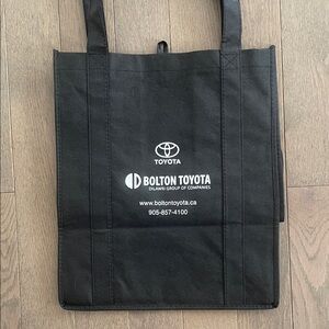 Black Tote Bag • Large 15x 13x 10” • Brand New